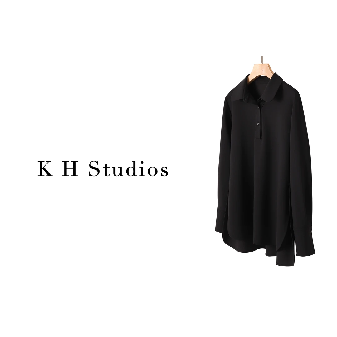 K H Studios 立体裁剪 克制美学极简线条罩衫