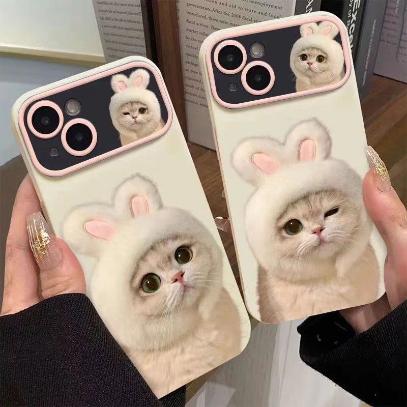 萌宠情侣苹果15小猫14狗狗13可爱12萌11手机壳iphone保护套x软壳