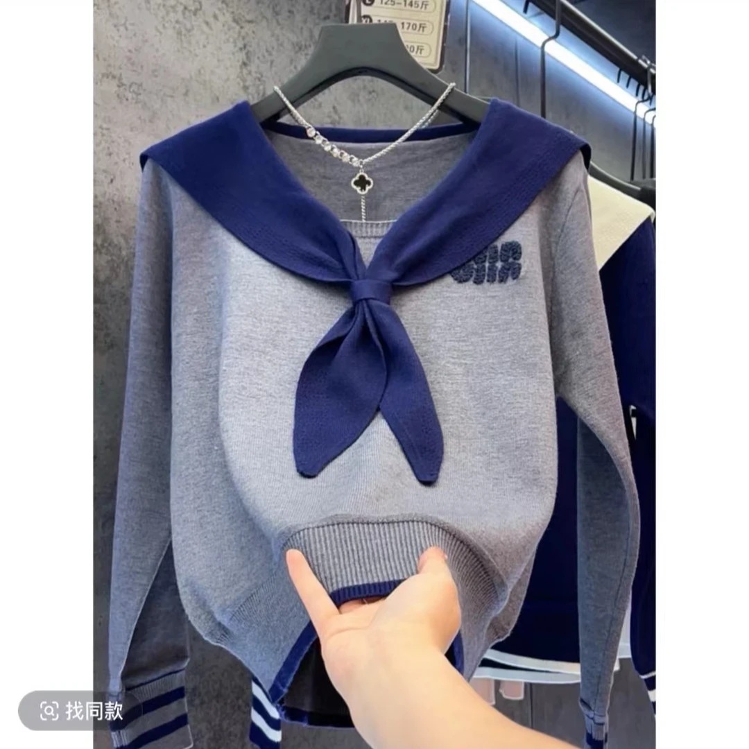 【定制大码女装80-200斤】显瘦时尚百搭减龄学院风蝴蝶结上衣女2027