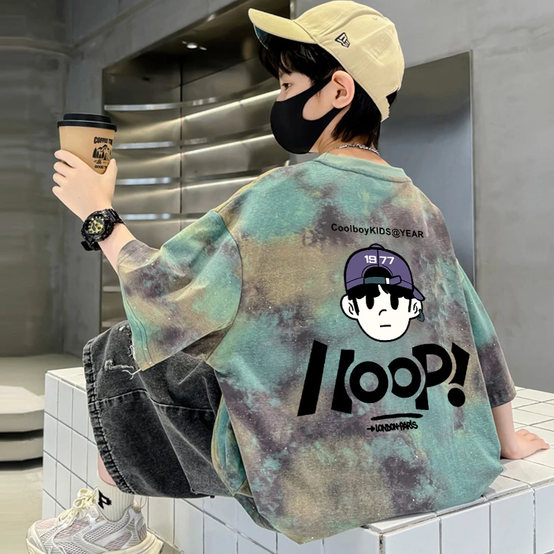 【实体纯棉】纯棉童装男女短袖t恤夏季新款儿童宝宝半袖上衣中小童