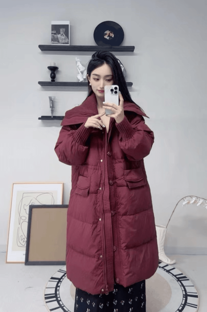 viniroom2024新款冬季保暖时尚羽绒服