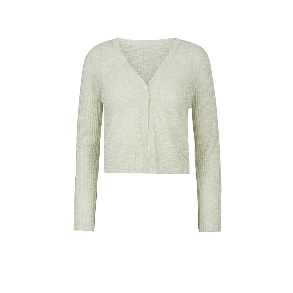 S·DEER圣迪奥夏季百搭时尚洋气度假风夏季薄款开衫S242Z3512