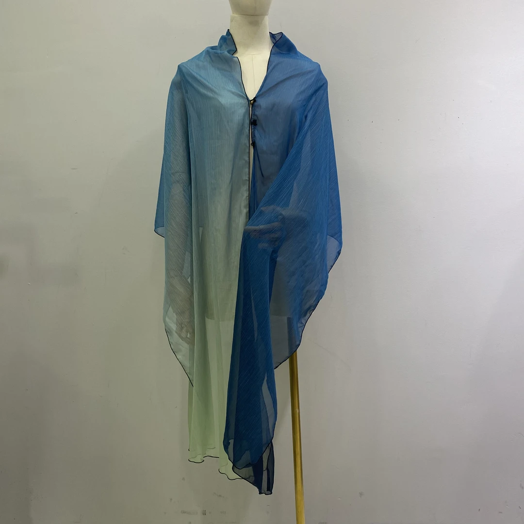 天子坊【8018】Emperarfang设计款烫金防晒丝巾洋气薄款高端四季