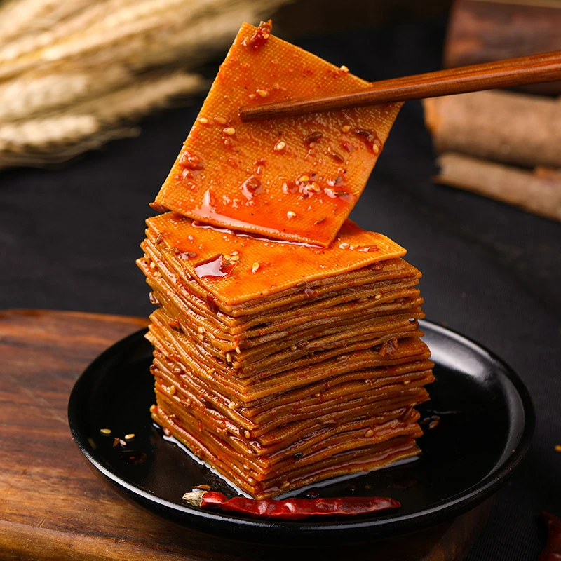 思乡山香辣大千张湖南平江特产豆制品豆腐干解馋休闲豆干零食小吃