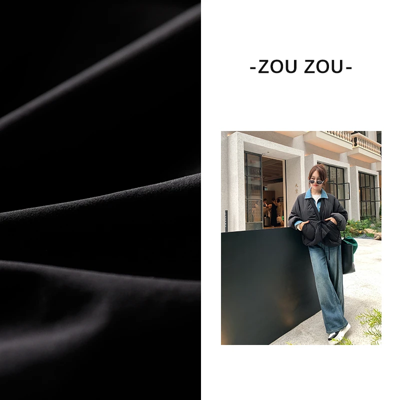 邹邹小个子新品 95白鹅绒高品质短款保暖羽绒服女冬季舒适外套