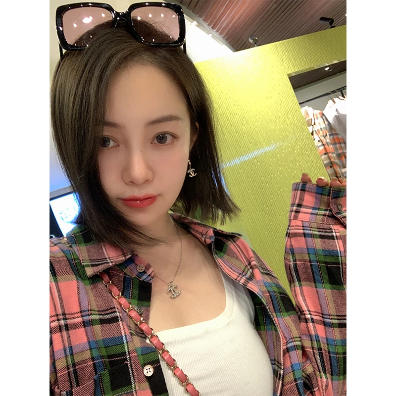 【颖宝私服】新品邹邹小个子oversize设计感衬衫女显瘦百搭上衣