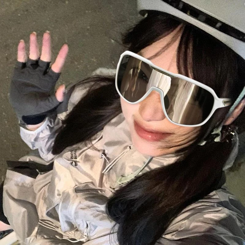 新款骑行眼镜女炫彩防紫外线户外运动登山墨镜防风护目镜太阳镜男