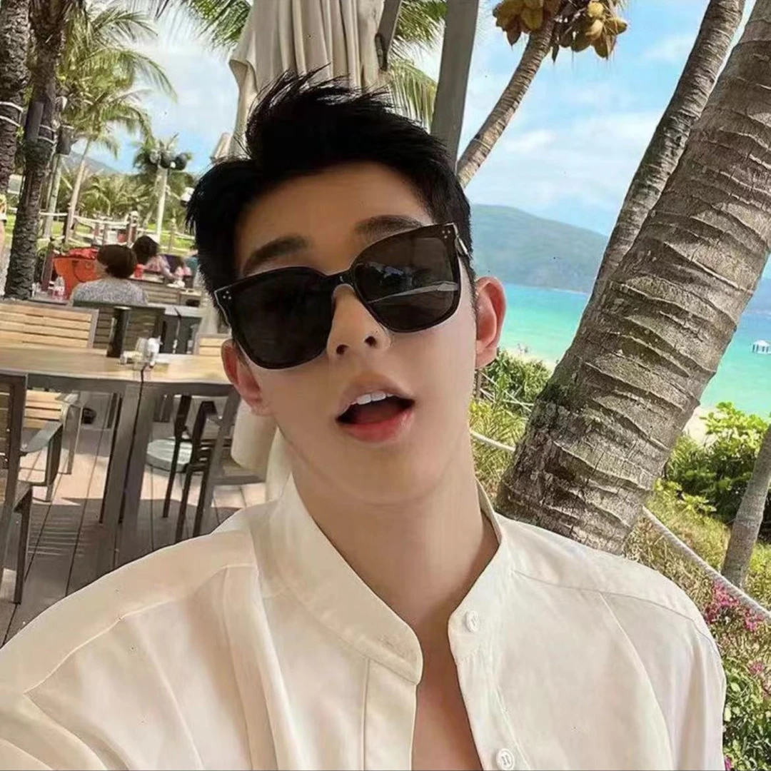 网红同款韩版个性白搭驾车外出太阳镜男女同款JT