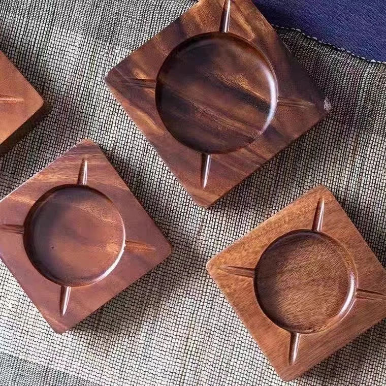 【浮力】实木烟灰缸