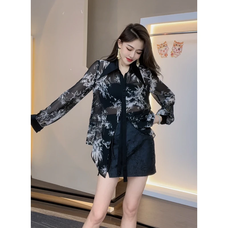 A呀大V【    】新款女装爆款    气质显瘦衬衫-3313