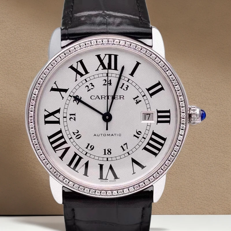 99新 Cartier/卡地亚 伦敦系列男表/42mm/后钻/公价20w经典名表