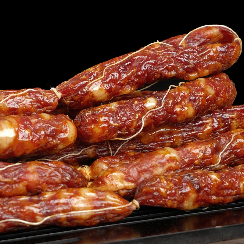 麻辣香肠 原味五香香肠  重庆开州手工香肠 柴火烟熏香肠广味500g