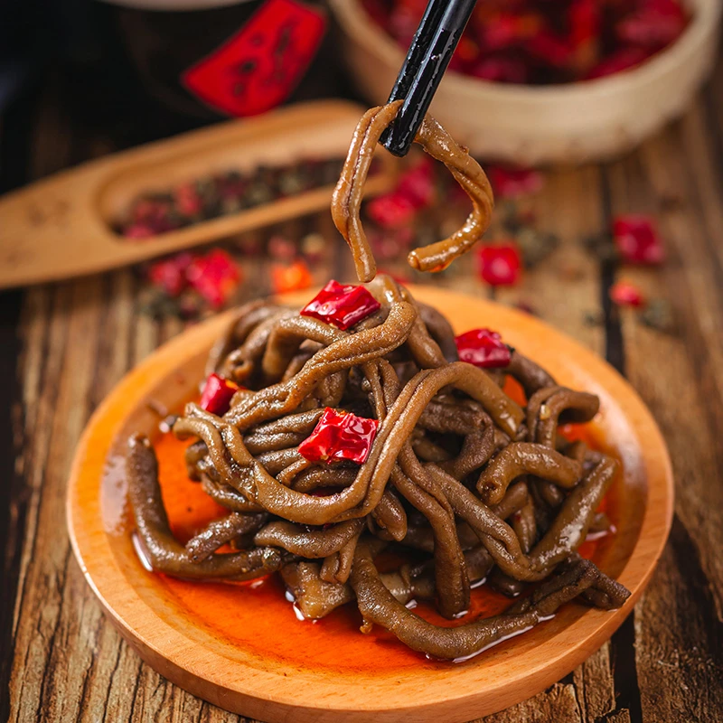 糯娃辣上瘾辣爆鸭肠150g麻辣鸭肠开袋即食香辣卤味新鲜地道重庆味