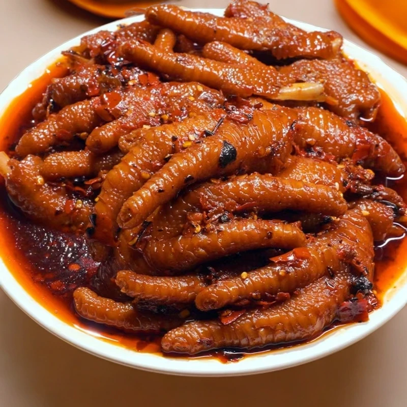 糯娃糊辣壳鸡爪200g*1袋麻辣爽口鸡爪重庆特产开袋即食