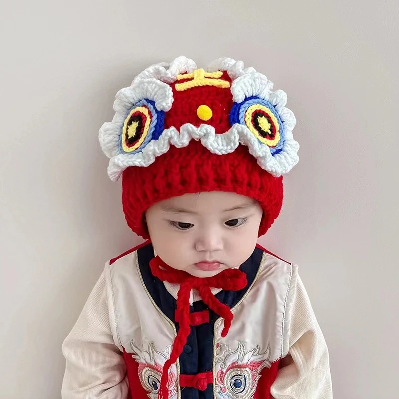 可爱小老虎帽子成品手工帽