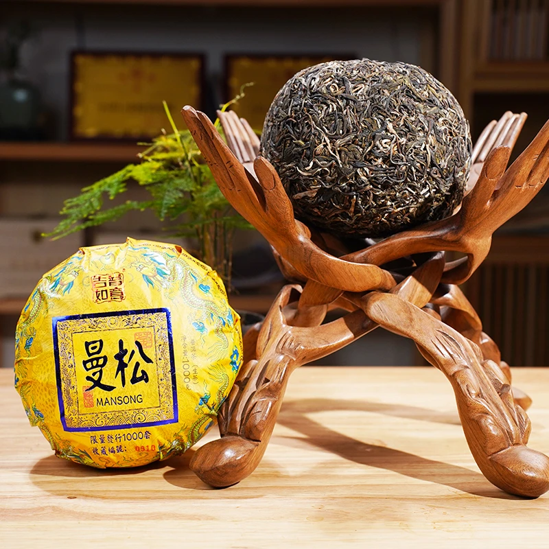 曼松金瓜普洱生茶1000克