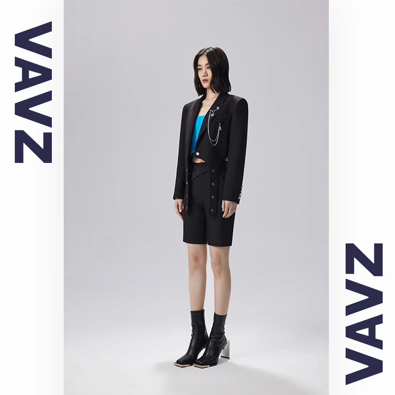 【画界】VAVZ飘带短款外套WT7391