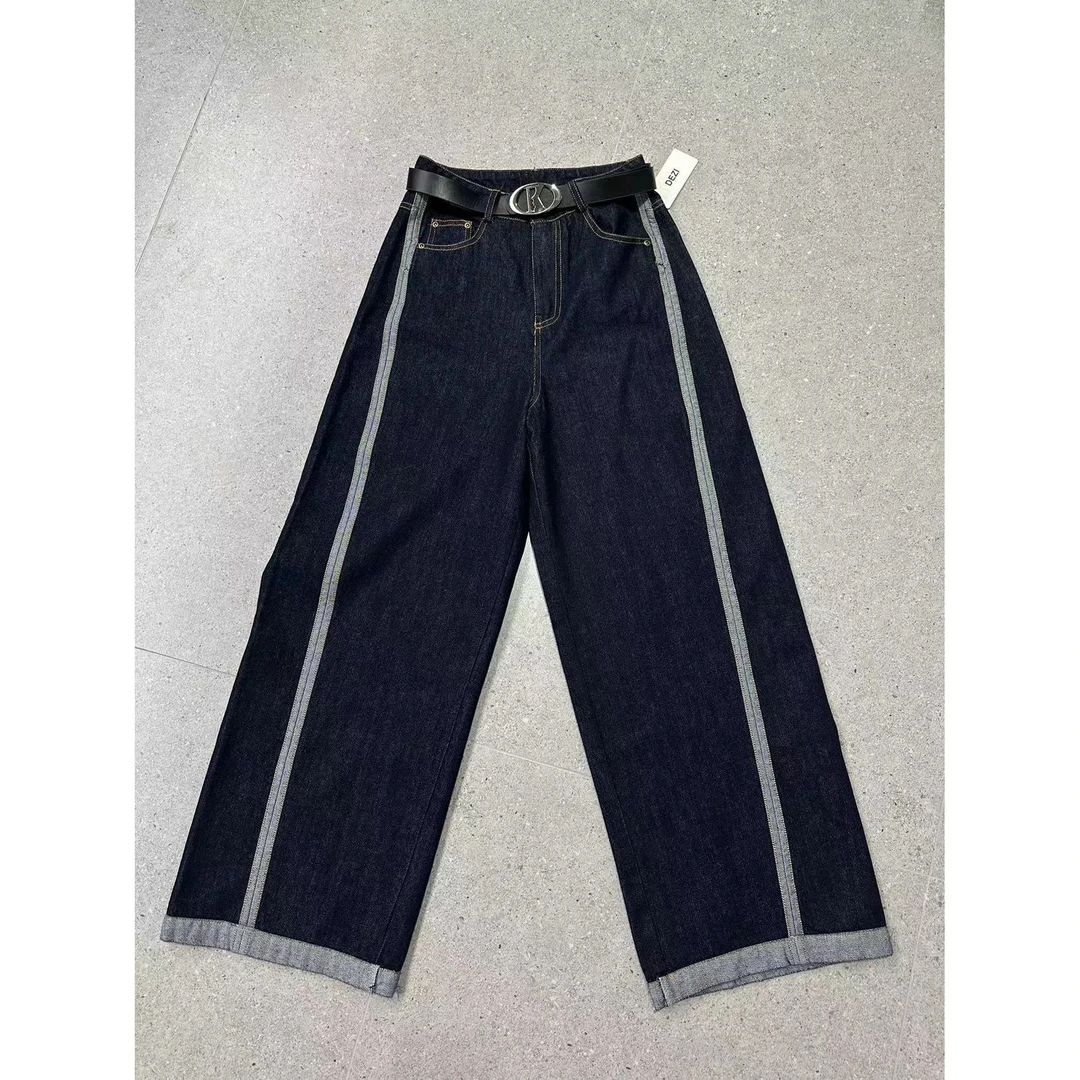 DEZI百搭神裤舒适显瘦休闲直筒牛仔裤LS0116088