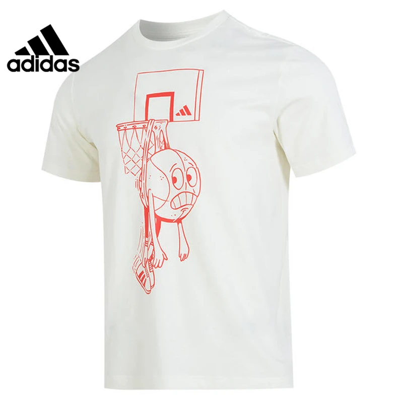 Adidas阿迪达斯春季男子篮球运动训练休闲短袖T恤IN6385