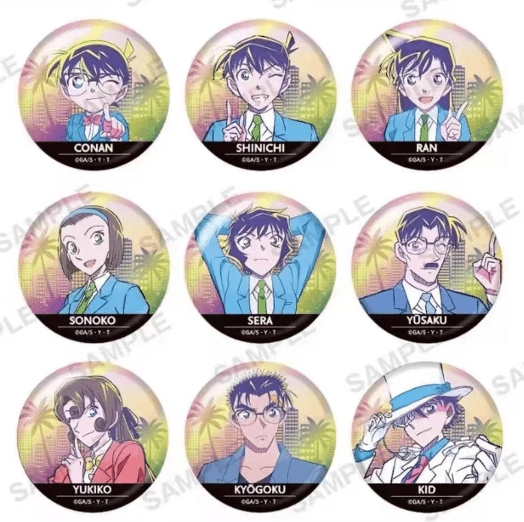 【拆包】日版名侦探柯南城市流行吧唧二弹（盲盒产品）动漫收藏