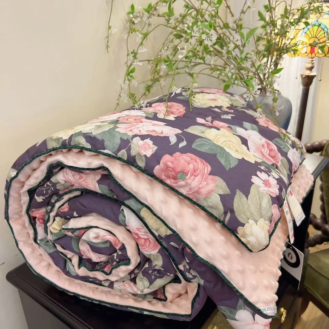 【想好再拍】 花娇百媚 全棉----- 冬被-------春秋被可机洗