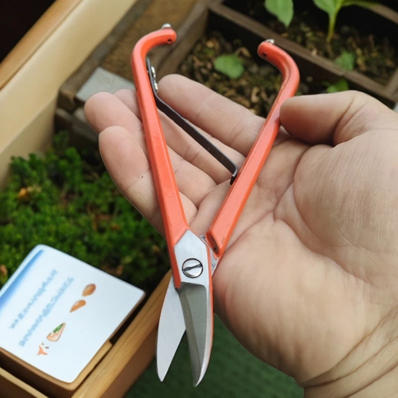 原装锻造180型万用叶芽剪手柄版本，盆景树桩养护修剪，细铝线修剪