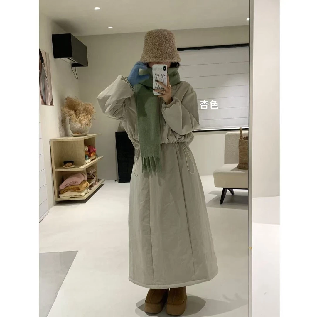 韩系慵懒风奶fufu棉服套装9570