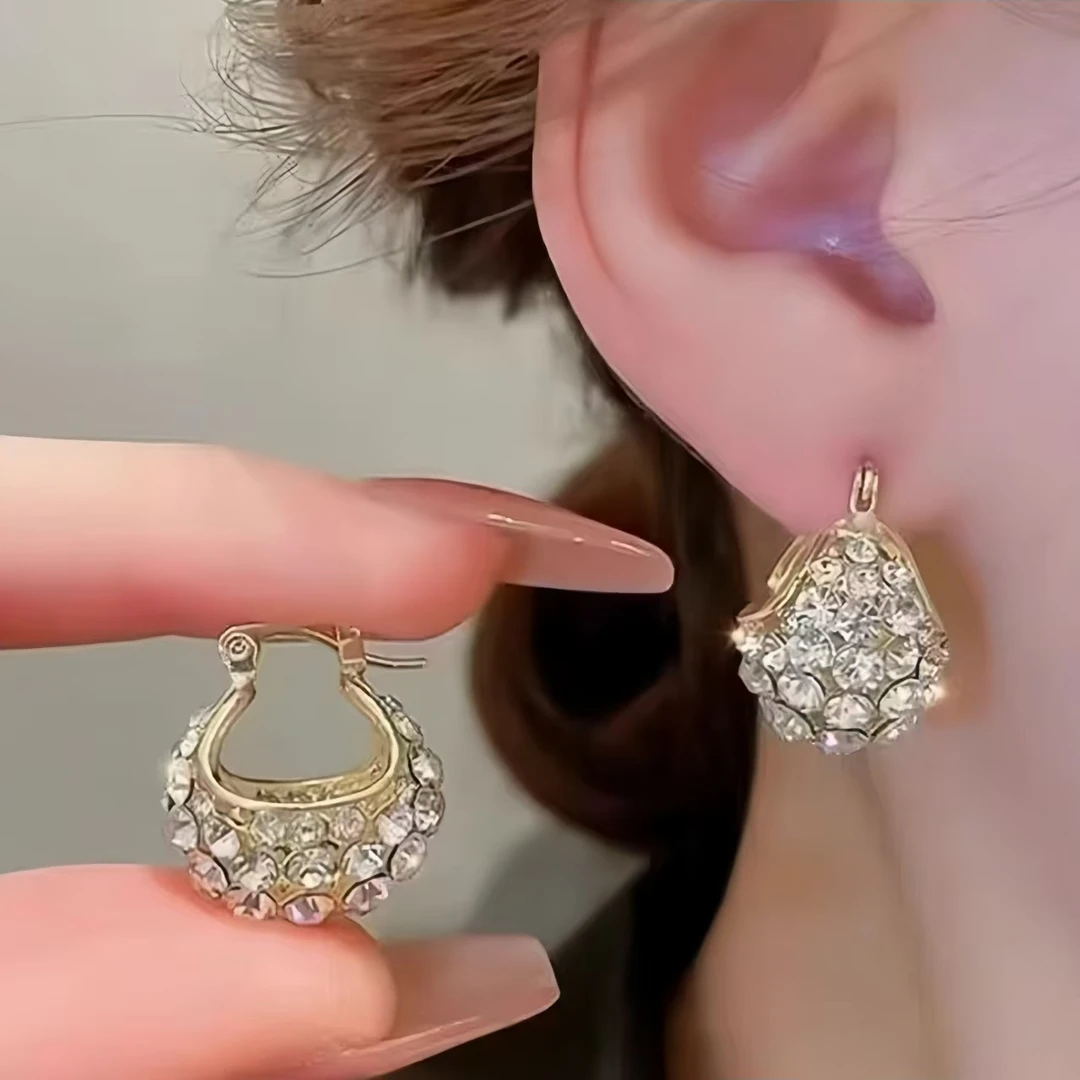 KISS MAX 个性气质时尚百搭法式优雅耳环（38336）