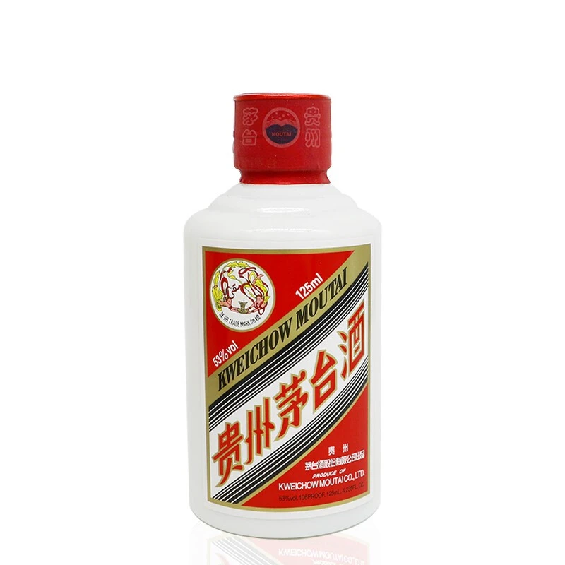 MOUTAI/茅台飞天酱香型白酒 裸瓶53度125ml