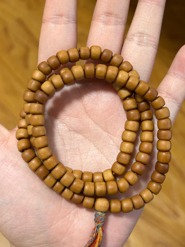 非金属木质项链 藏传 念珠数珠 六道木配饰项链
