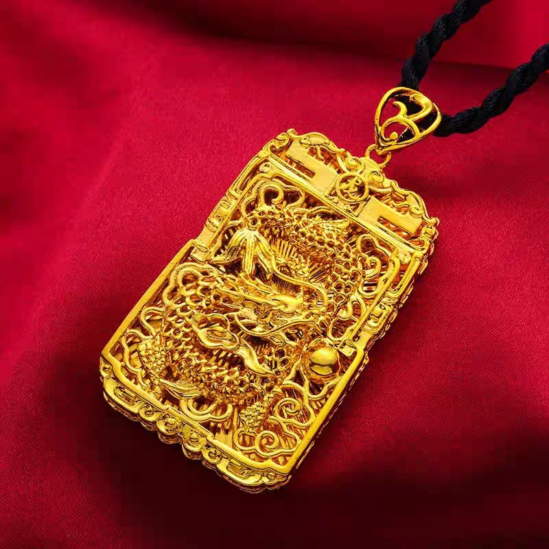 合金吊坠 合金吊坠 [关公吊坠]男款霸气经典百搭气质潮流精美金色