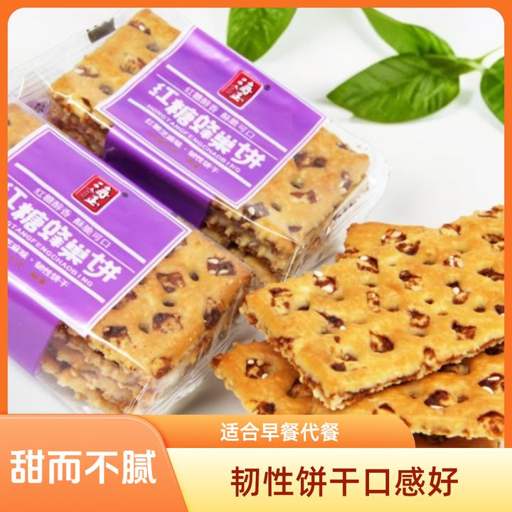 海玉红糖蜂巢饼醇香芝麻味酥脆韧性HAIYUFOOD/海玉学生宿舍零食