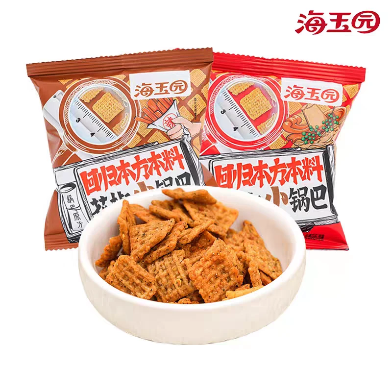 海玉花椒小锅巴零食小吃藤椒火锅味