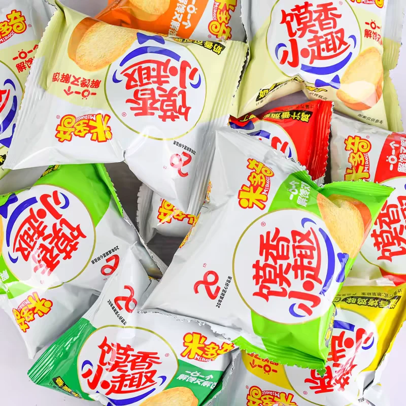 米多奇烤馍片馍丁馍香小趣奶香烤馒头片零食小吃整箱散装批发年货
