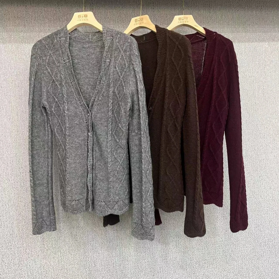 高品质！花边女士休闲针织开衫