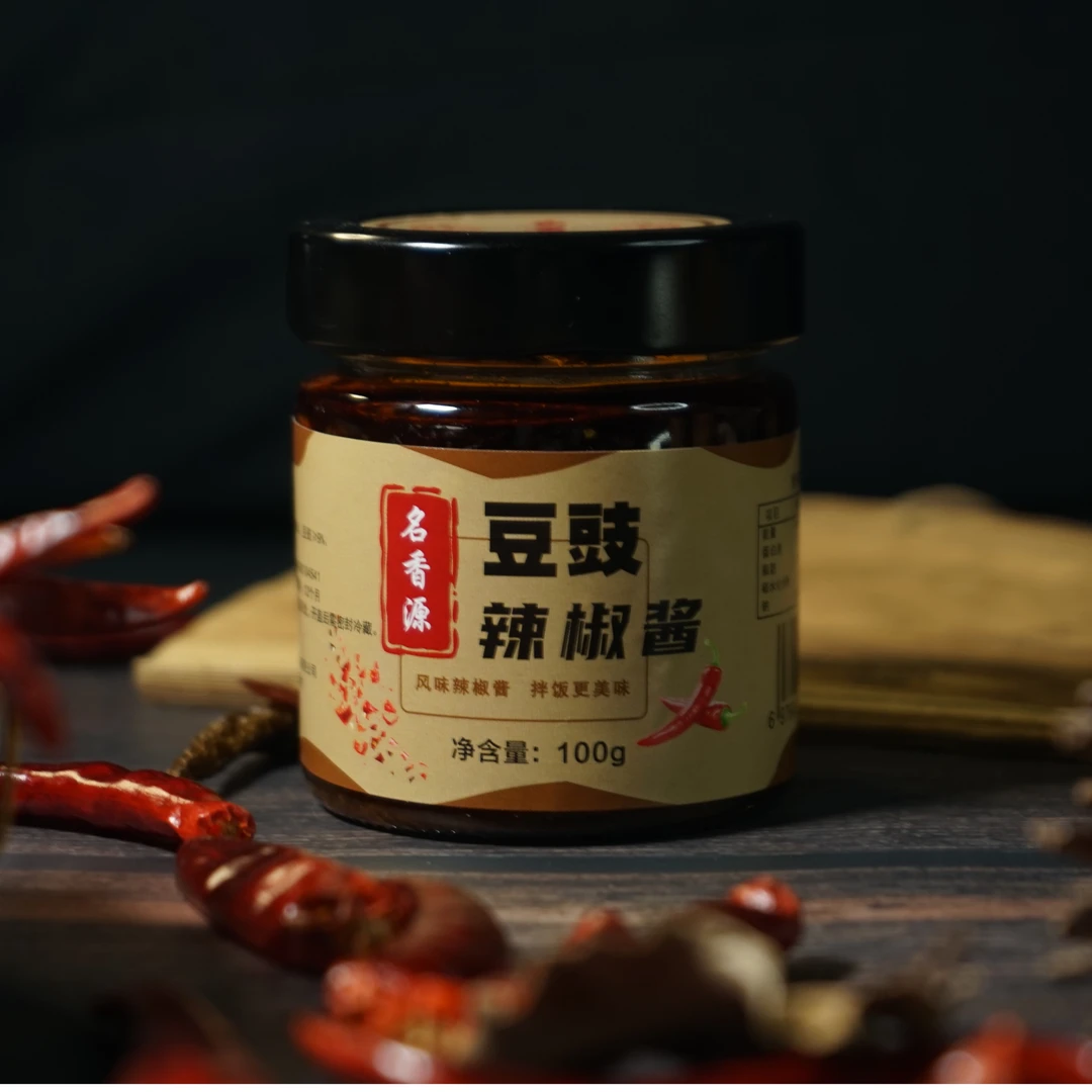 名香源家乡风味辣椒酱下饭酱豆豉辣椒酱100g