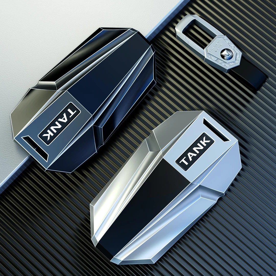 坦克500hi4t钥匙套300男士500高档400金属25款700hi4t汽车壳扣包