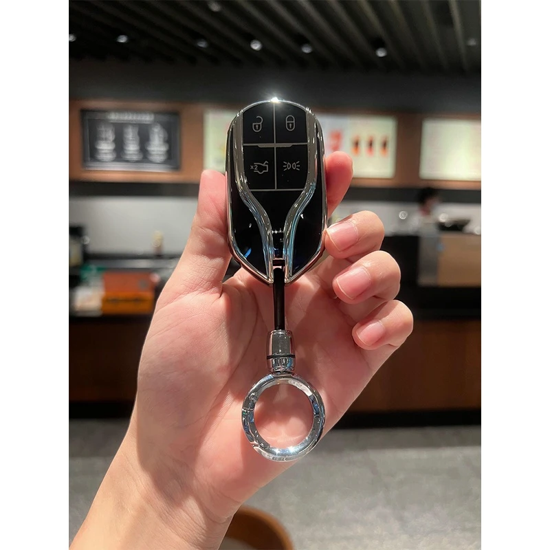 适用于玛莎拉蒂总裁钥匙套莱万特Levante全包吉博力壳高端女士扣