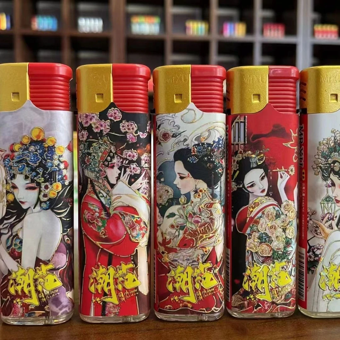【梦繁星新款】高颜值蓝焰直冲机高端一次性防风机商超酒店批发零售