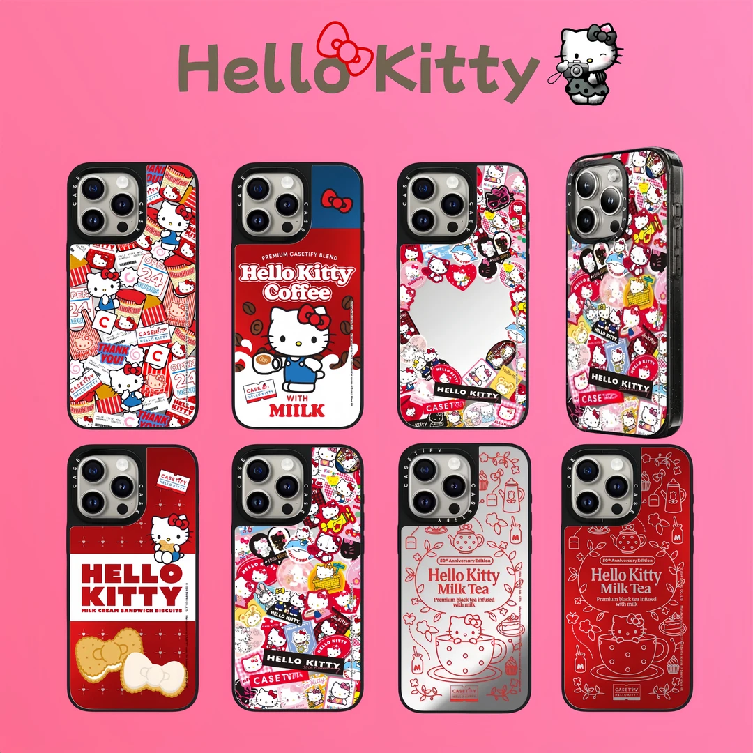 【Hello Kitty五十周年】C家卡通适用苹果16Pro手机壳镜面14亚克力