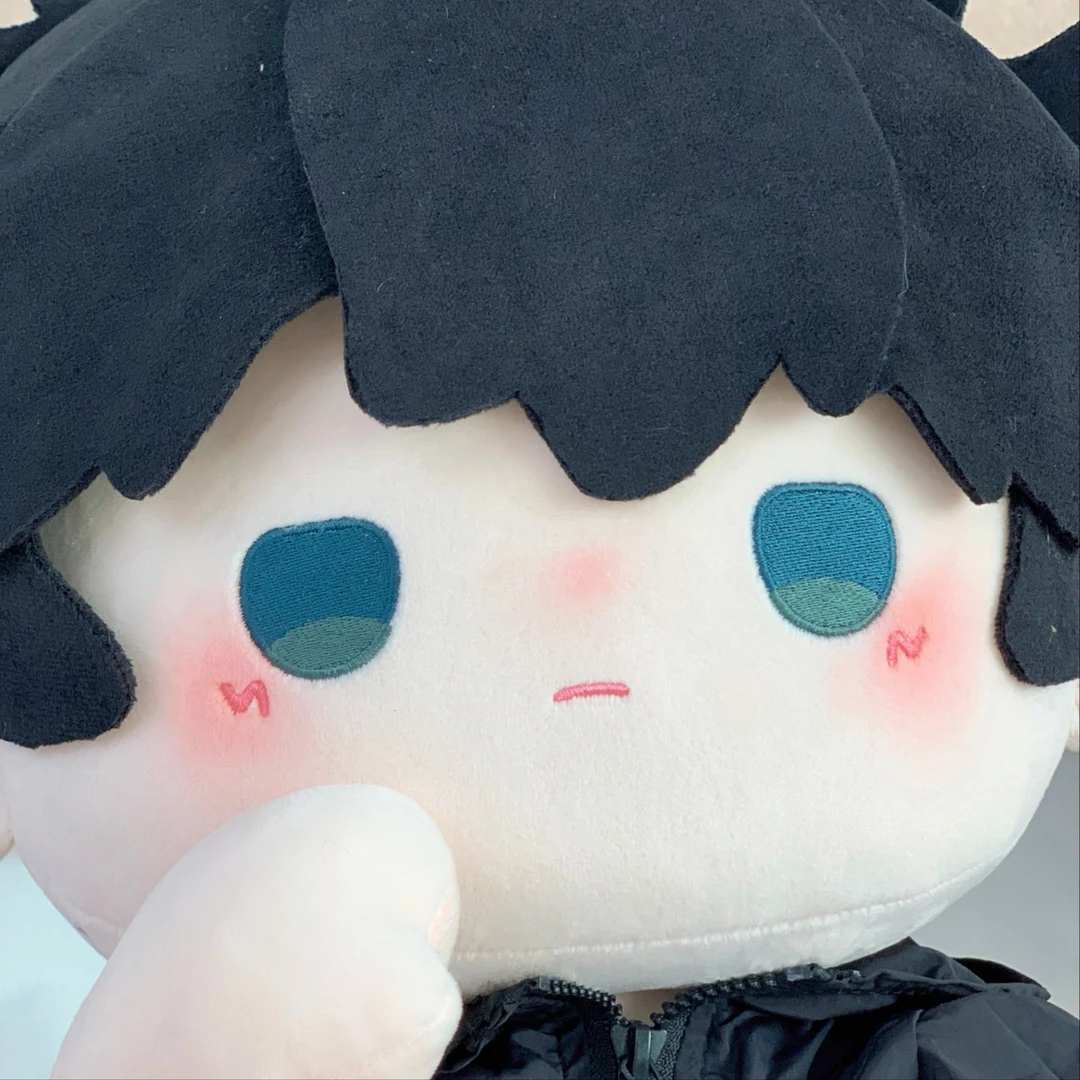 【咒术】【发片裸娃】五条悟棉花娃娃40cm棉花娃娃棉花娃娃衣服40cm