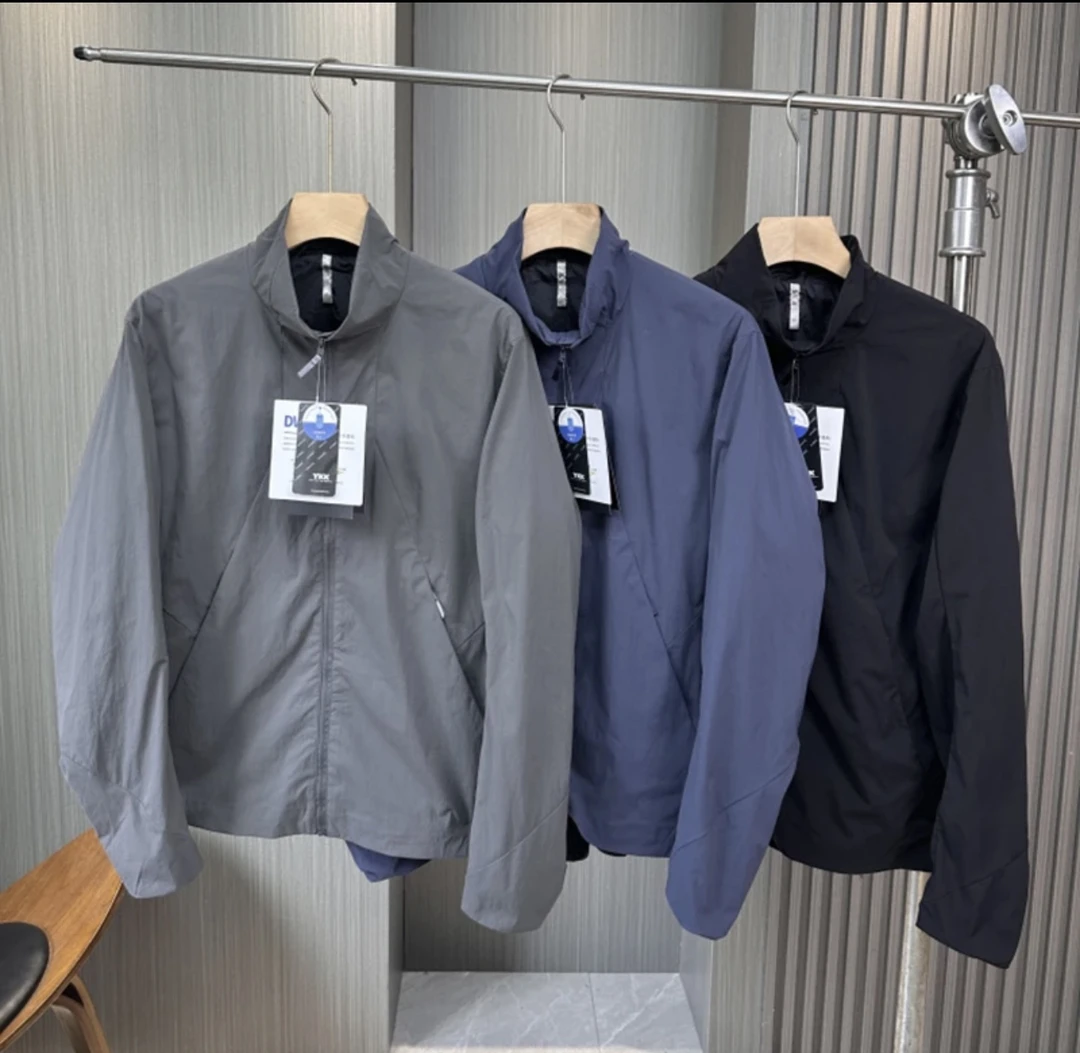 V商务核心系列立裁春秋新款~户外男士三防立领休闲男款夹克外套