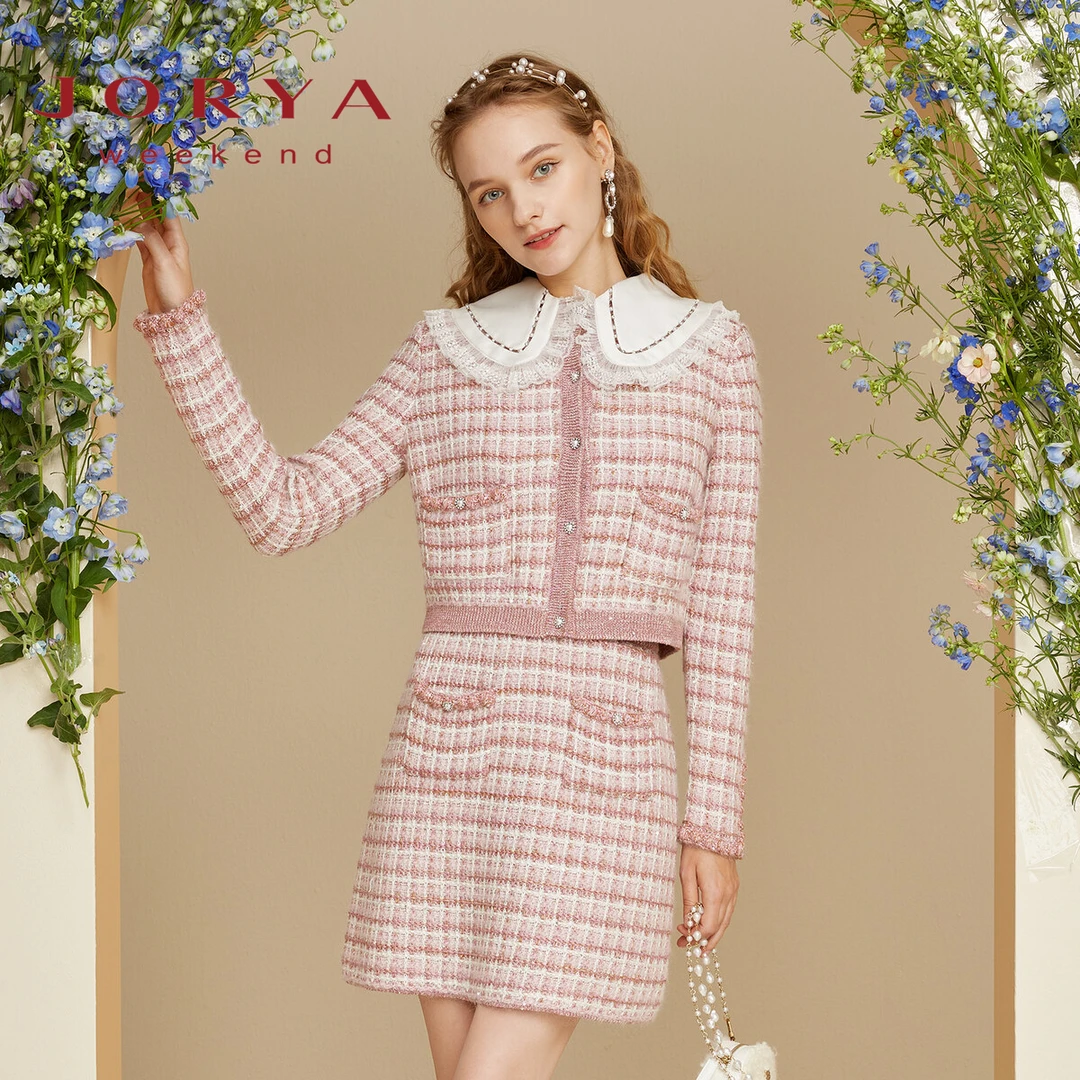 【赵老板专属】卓雅周末甜美洋气单排扣小香风羊毛短外套EJWCCY04