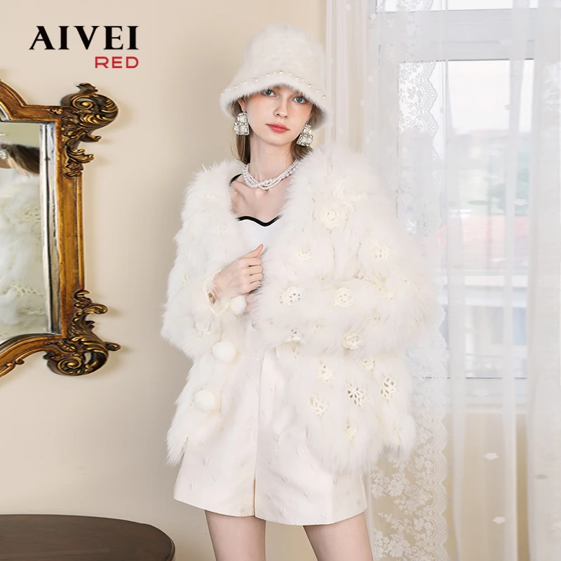 【雪影秘境系列】AIVEI针织编织外套P066S100