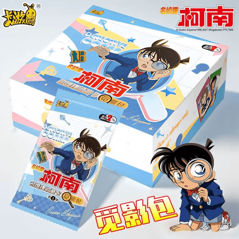 【新人浮浮】正版卡游名侦探柯南卡片觅影包第一1弹柯南小兰CP