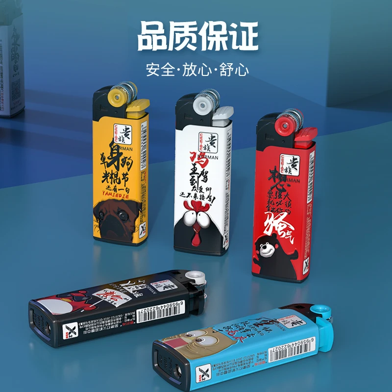 老式怀旧款金属滑轮打火机时尚小巧可充气男士个性点烟明火打火机