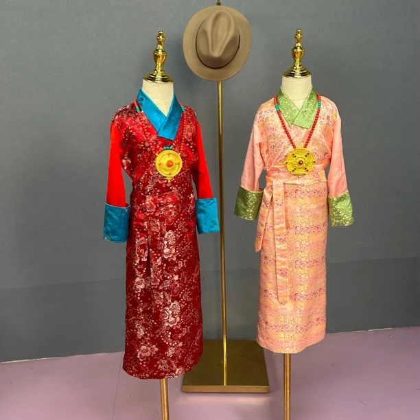 儿童碎花藏裙#宝宝西藏裙#儿童藏式裙子#民族风裙子