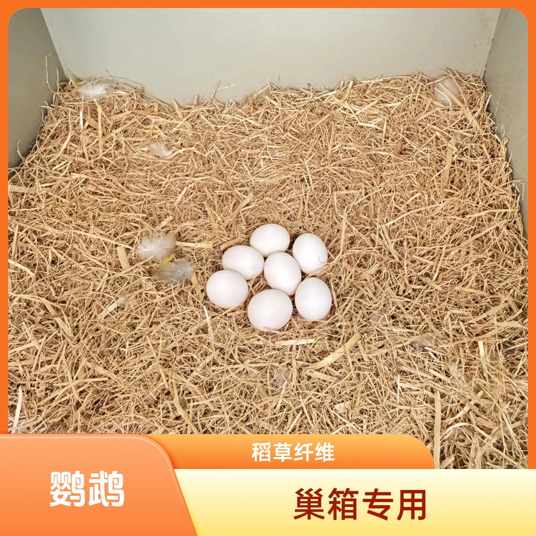 鹦鹉鸟窝垫料巢箱稻草繁殖箱稻草纤维木屑刨花垫窝干草保暖鸟用草
