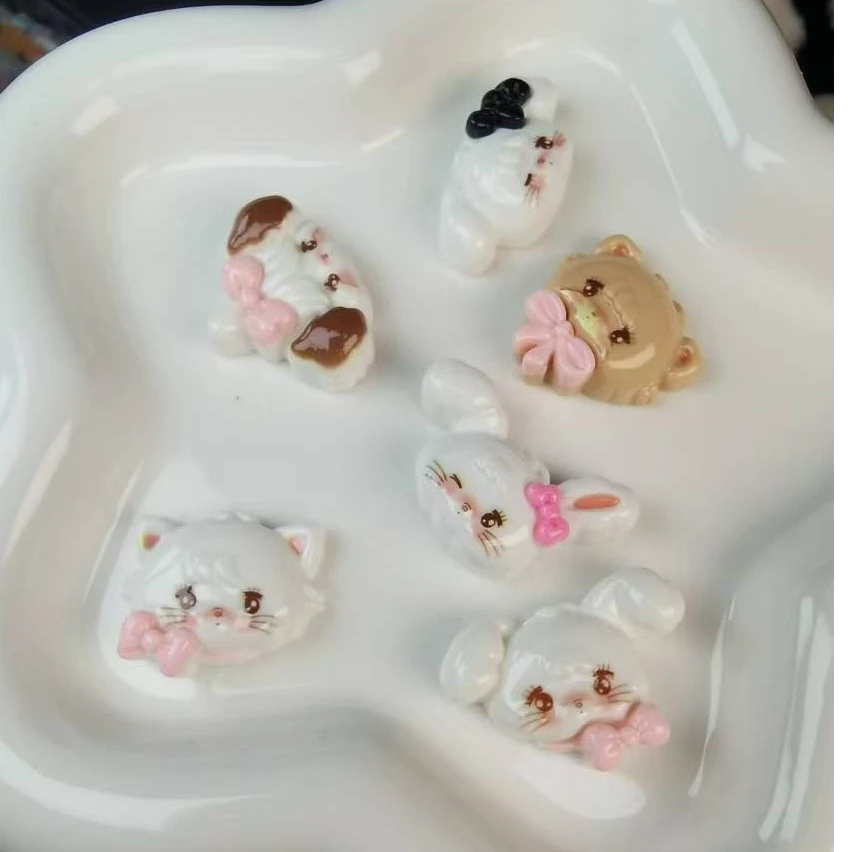 DIY小份小配件 亚克力小片片 发夹冰箱贴钥匙扣 DIY手工两份包邮