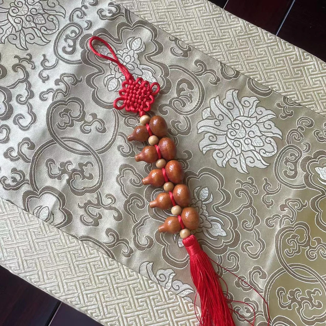 桃木葫芦串单串挂件25134（拍1发2）